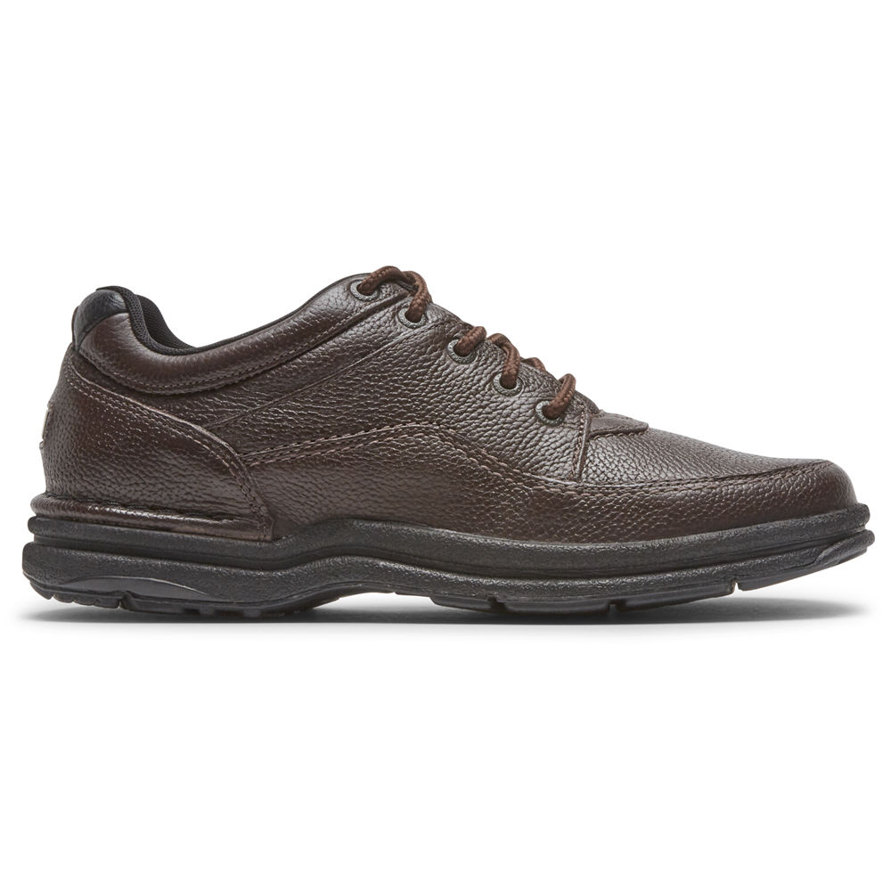 Zapatillas Rockport Hombre Mexico - World Tour Classic Shoe Marrom - NVXQP8104